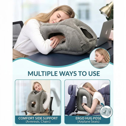 Tezly Portable Inflatable Travel Pillow