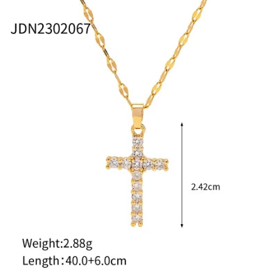 Youthway Cross Pendant Necklace